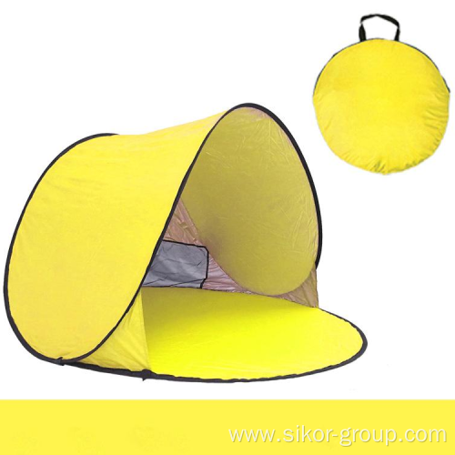 Automatic erection-free quick opening travel tent outdoor UV protection tent camping beach sunshade tent